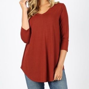 3/4 sleeve top